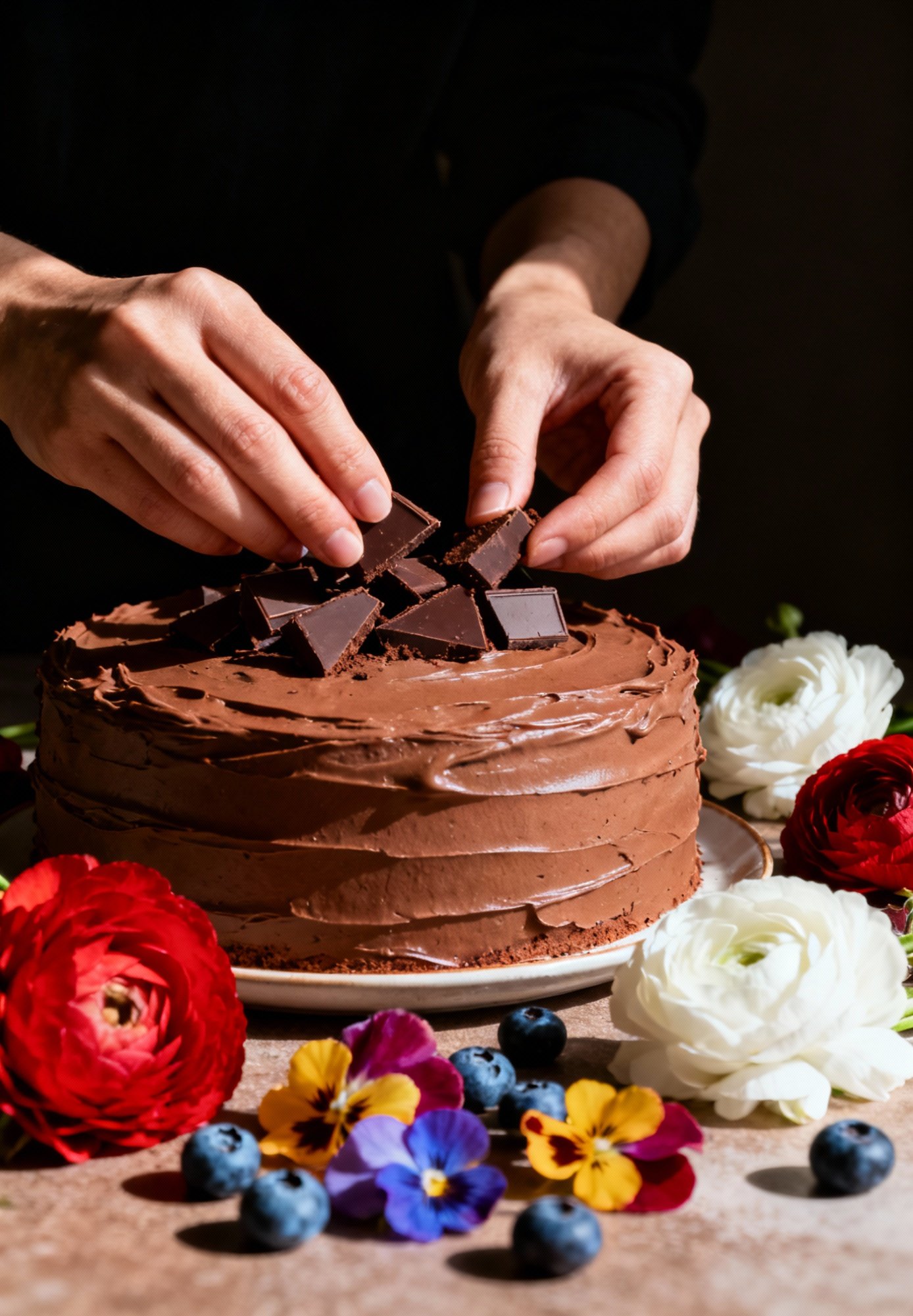 Bolo de chocolate luxo